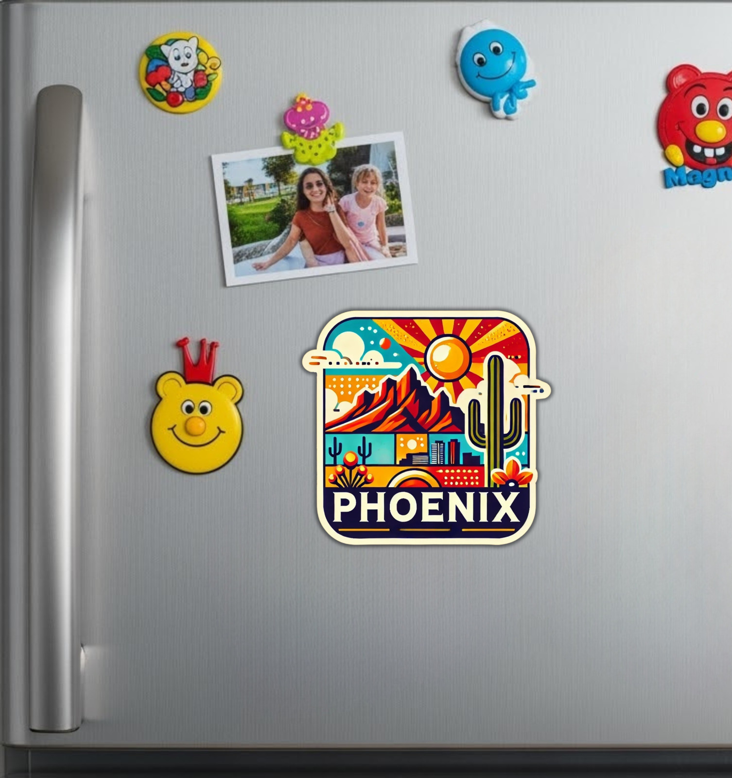 Phoenix Arizona Fridge Magnet or Laptop Sticker