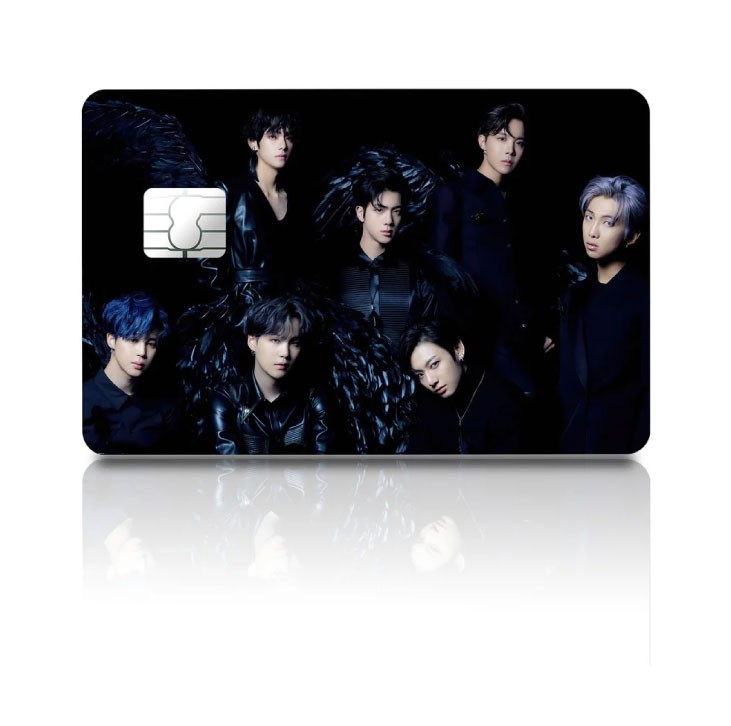 BTS Bangtan Boys Credit Card Skin Debit ATM Vinyl Sticker K-Pop Army Decal
