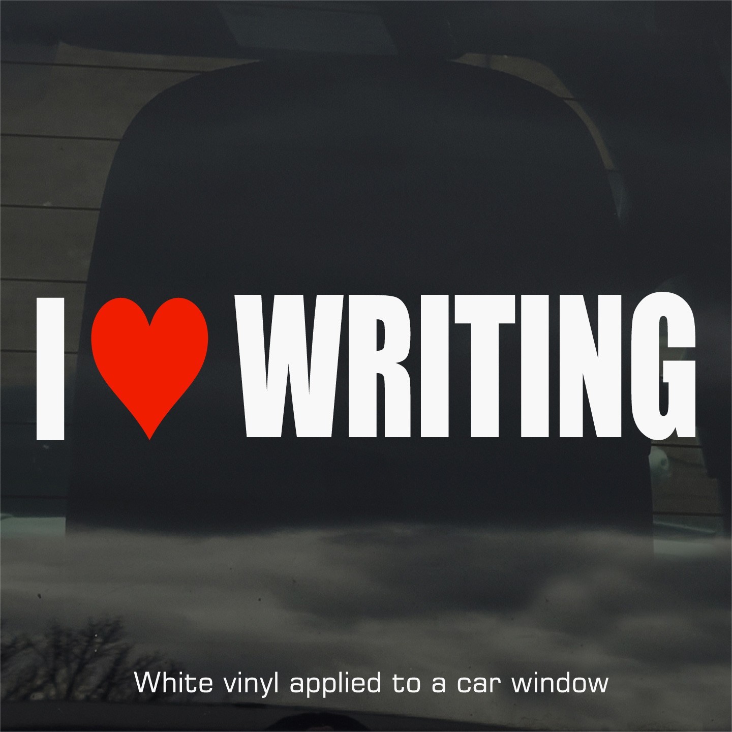 I Love Writing Vinyl Sticker Decal for Car Window Laptop & More