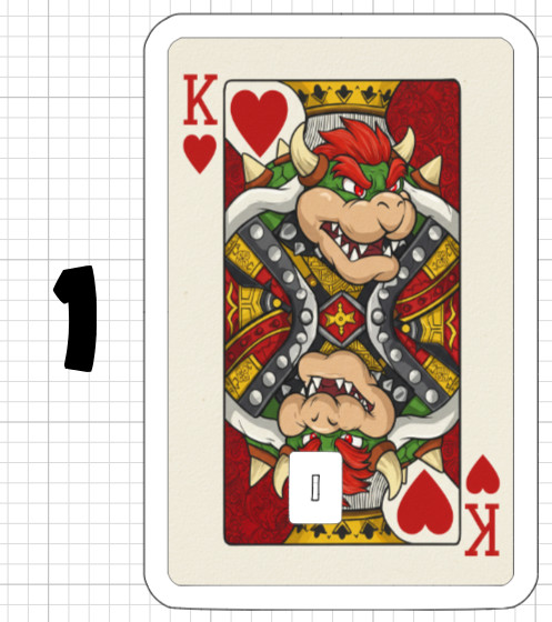Super Mario Princess Peach Bowser Credit Debit ATM Card Skin Sticker King Koopa