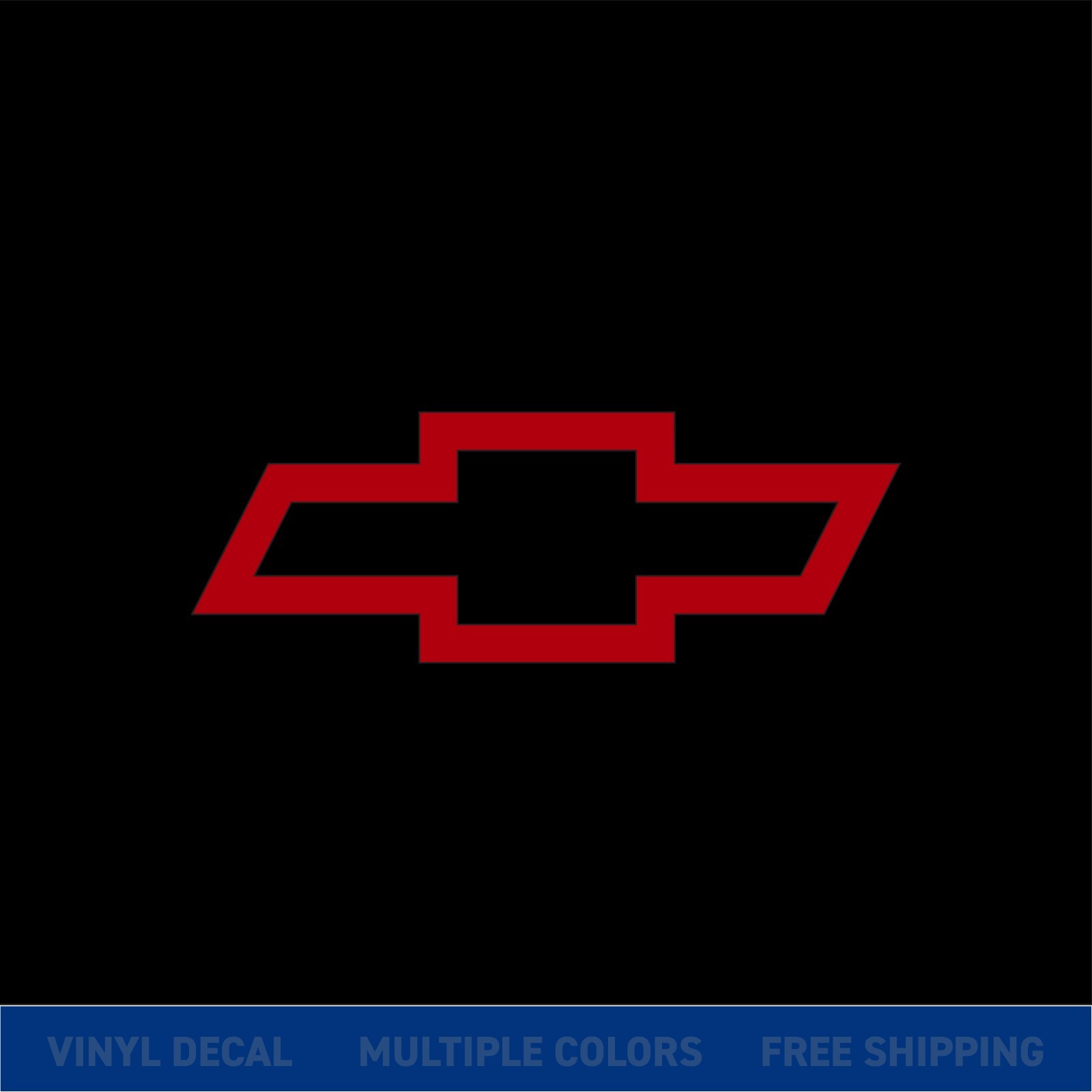 Chevy Bowtie Logo Vinyl Decal Sticker | Chevrolet Truck Car Window Graphic