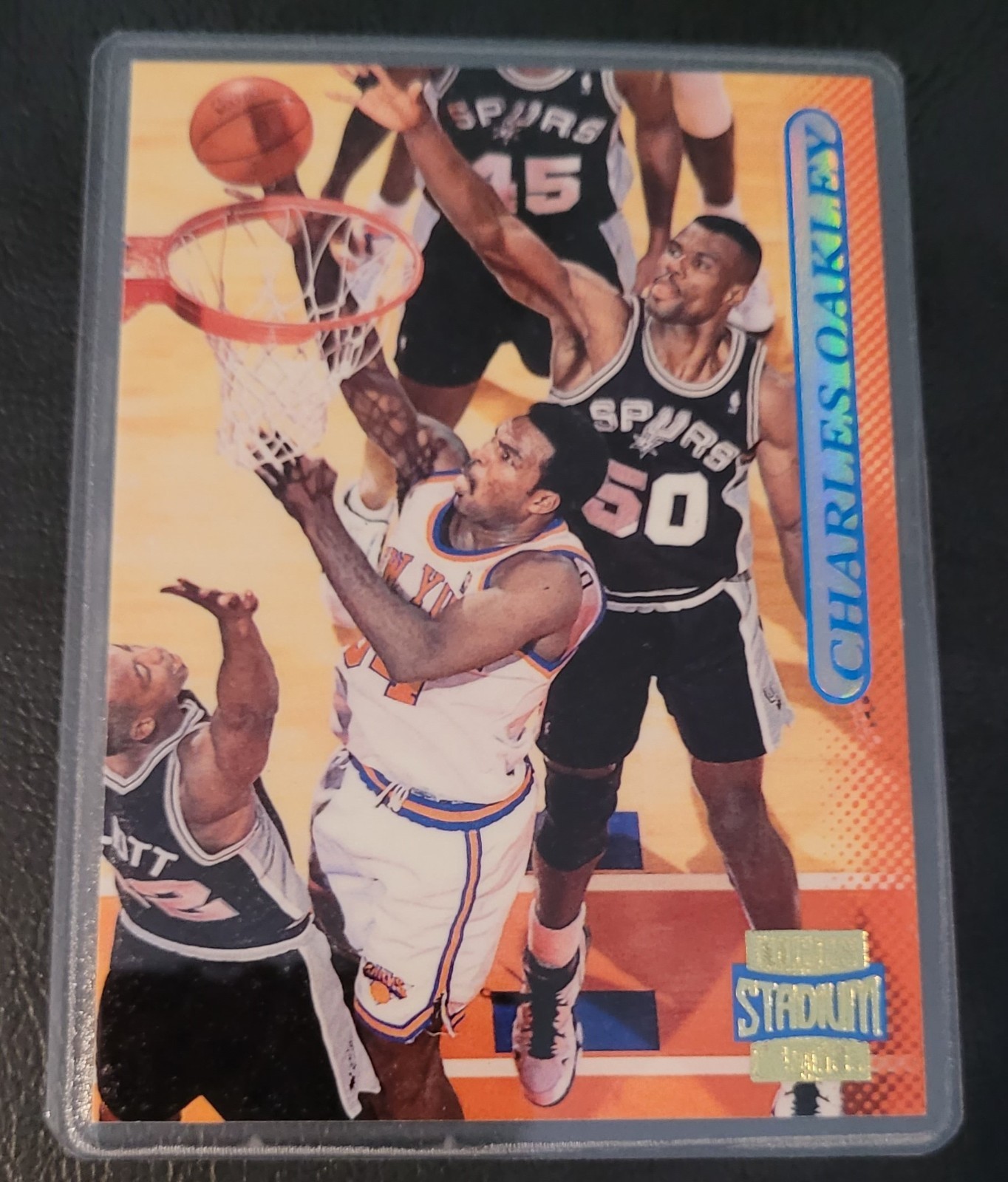 Charles Oakley Knicks Basketball Card HOF Fridge/Locker/Cabinet Laminated Magnet