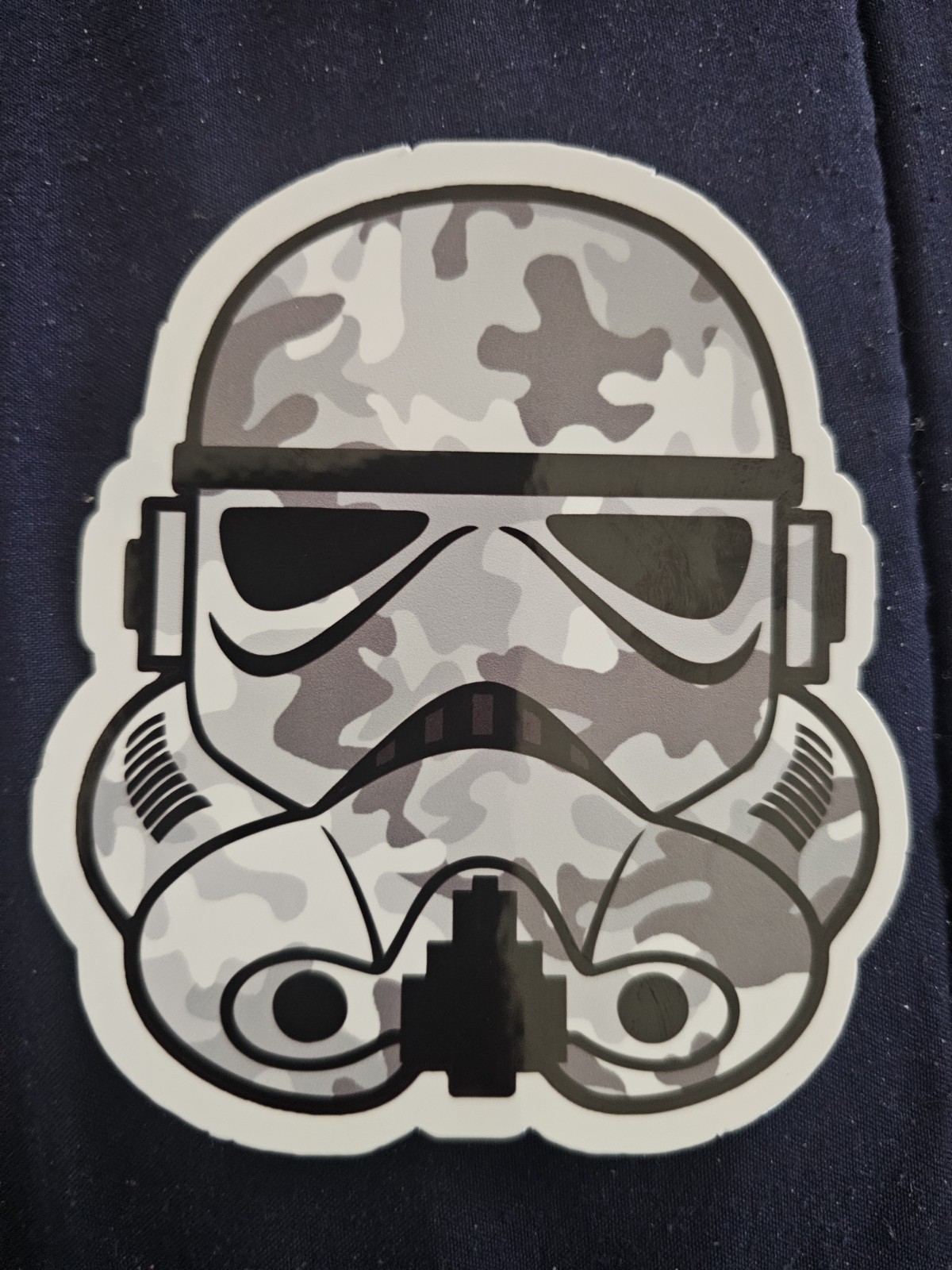 Camouflage Trooper Sticker