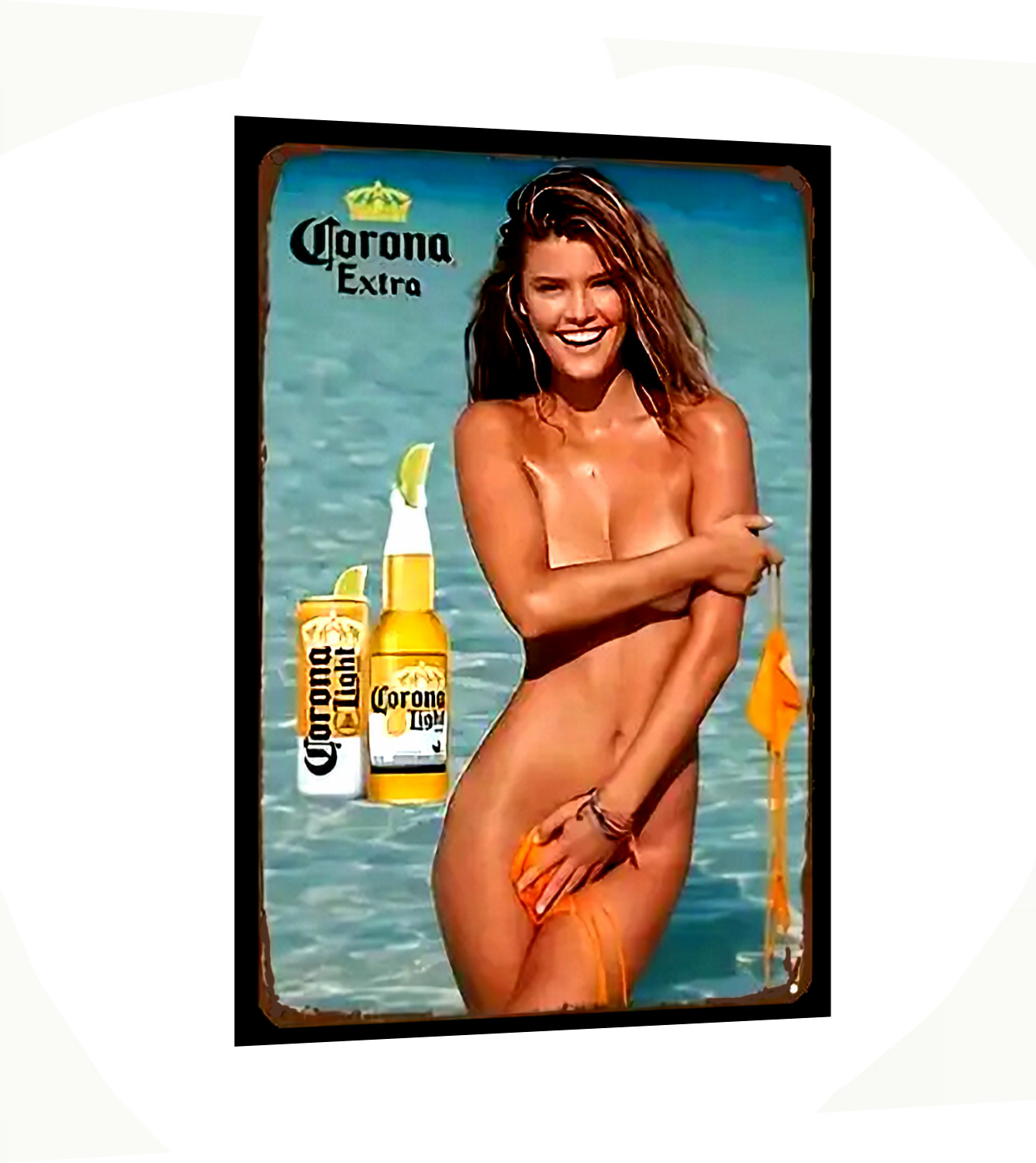 Corona Light Sticker Decal Sign Vintage Replica Drink Beer
