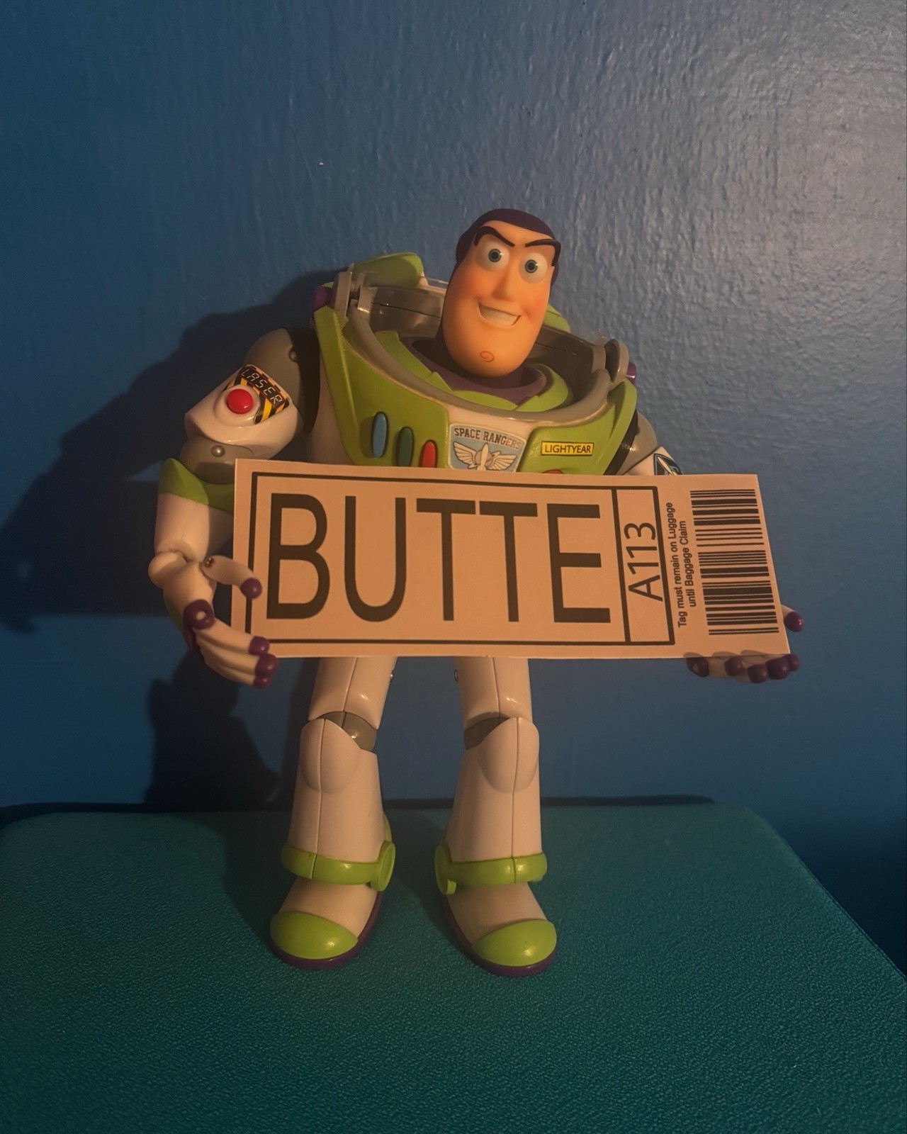 Toy Story 2 Butte Bumper Sticker Replica