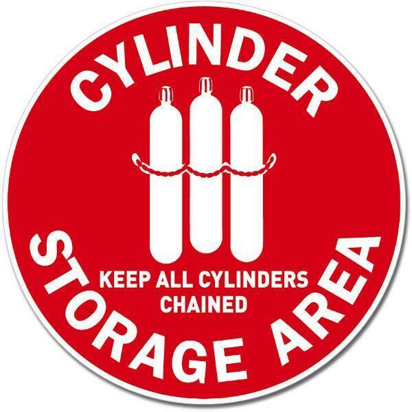 Cylinder Gas Storage Area Vinyl Sticker Decal / bumper, window, phone, xbox, ps4