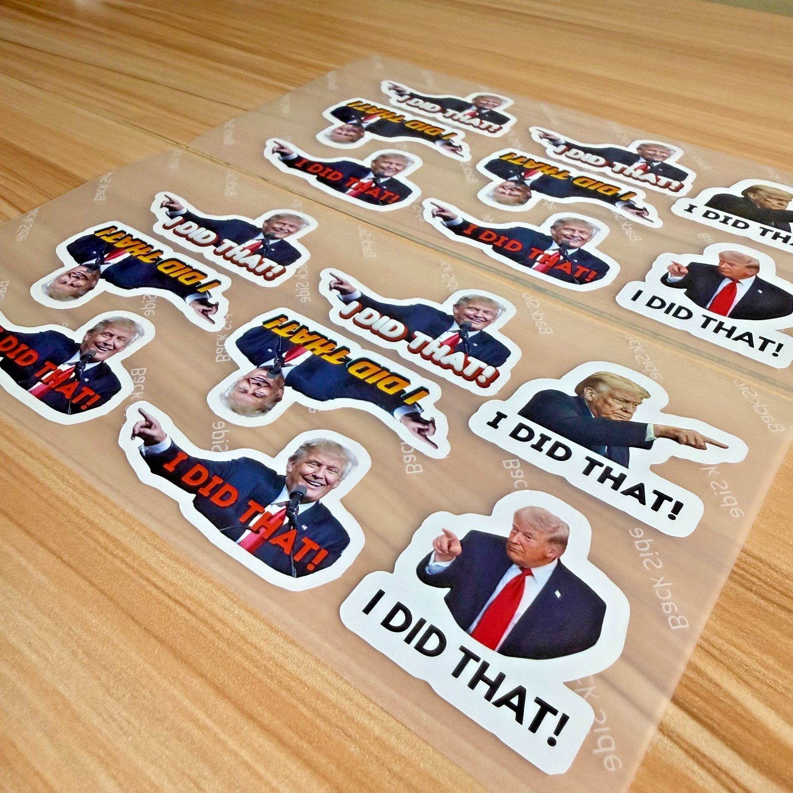 Trump I DID THAT! Assorted Stickers Waterproof Vinyl Decals 10/50/100 PCS 2"