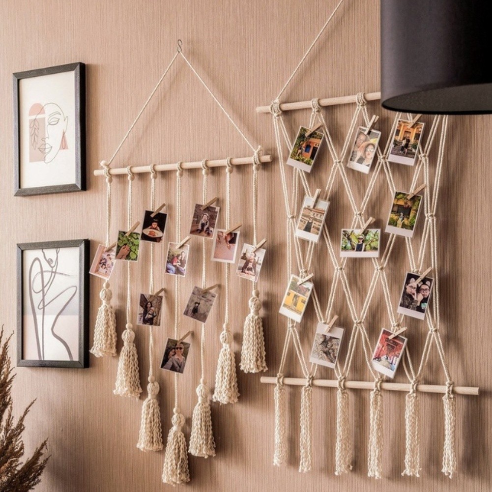 for Nordic Cotton Tapestry Wall Hanging 40x80cm for Living Room Bohemian Home