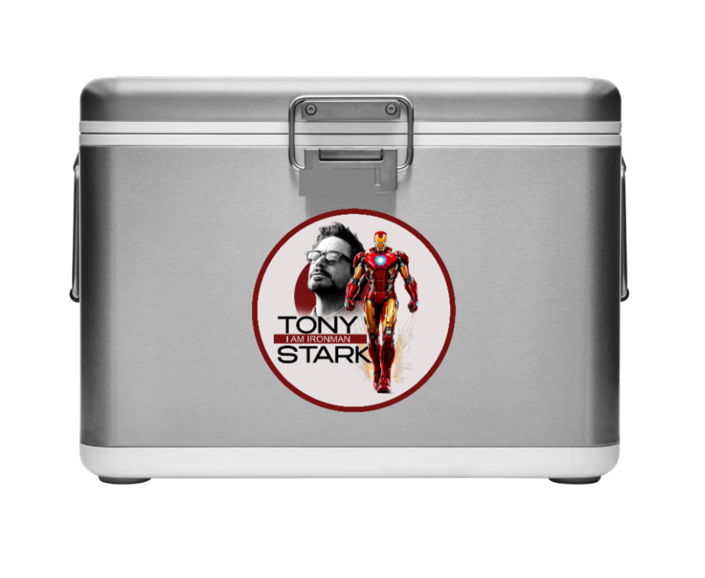 Avengers (Tony Stark) – 4" Vinyl Decal Handmade Vehicle Cooler Laptop Decor Cup