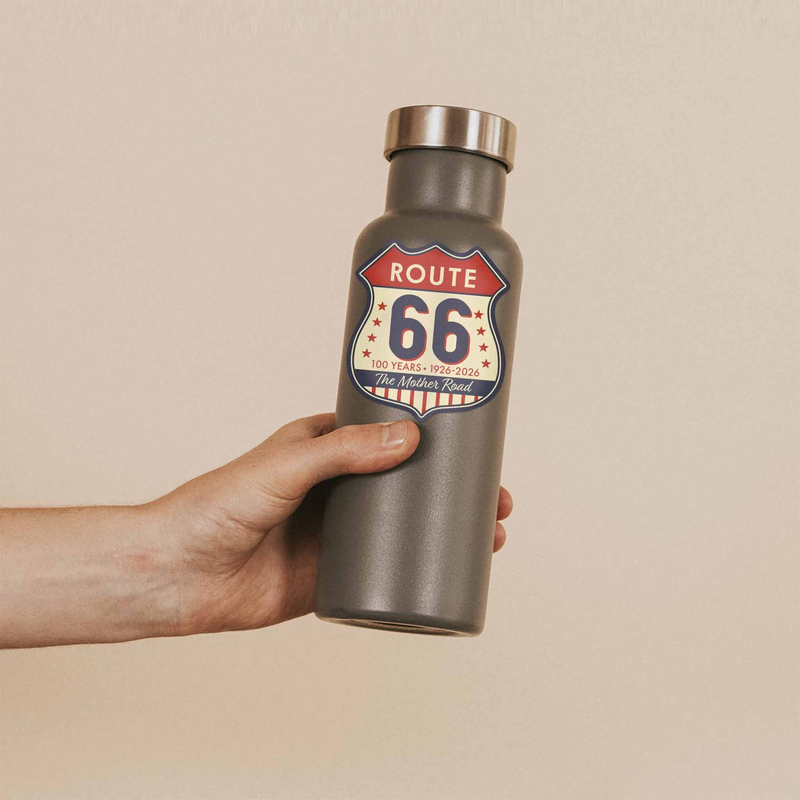 100th Anniversary Route 66 Sticker – The Mother Road Highway Sign