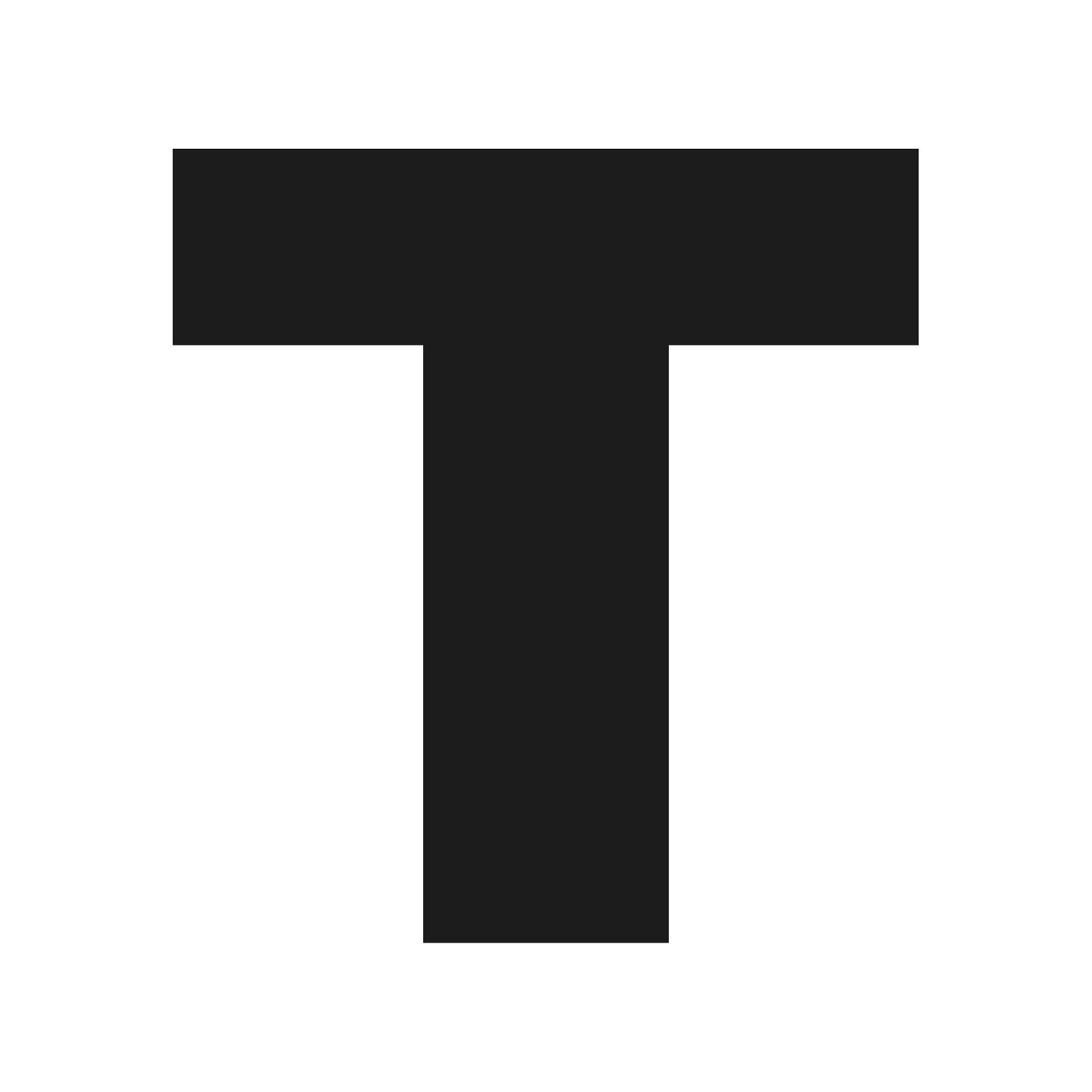 Letter T Initial Arial Black font Vinyl Sticker Decal Monogram Diploma