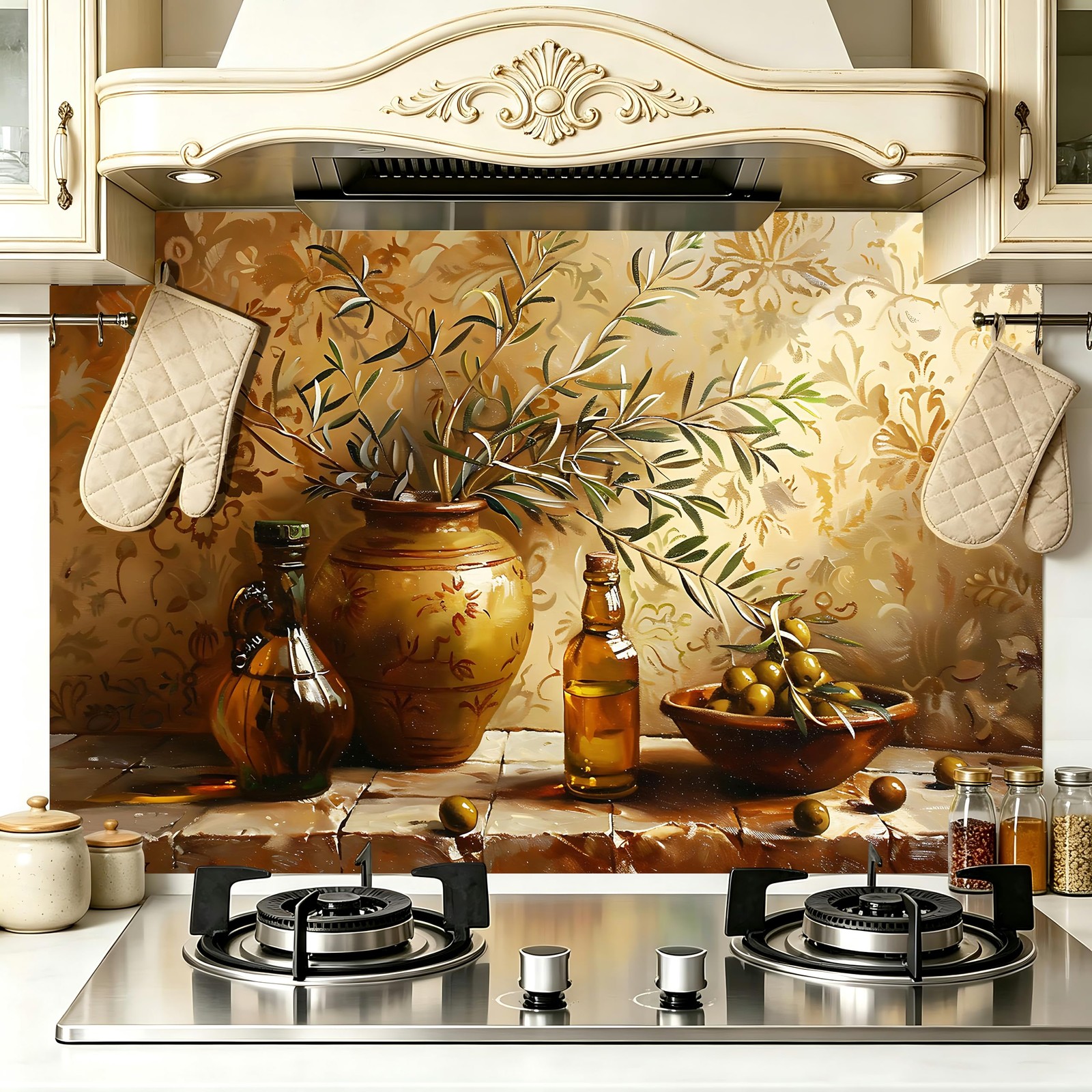 Kitchen Wall Sticker 35.43×23.62in Peel and Stick Kitchen Backsplash Sticker …