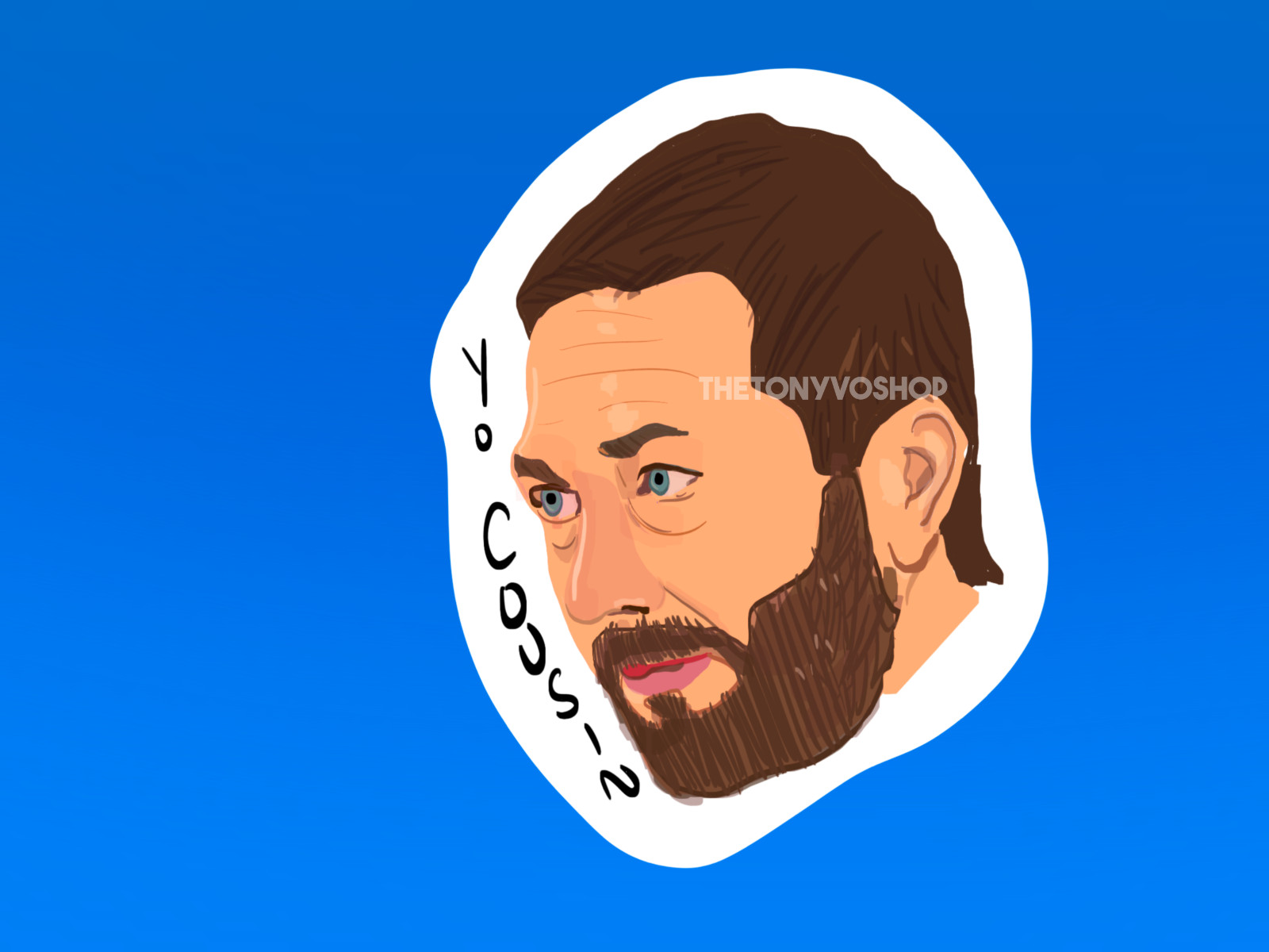 The Bear TV Show Carmy Sydney Tina Marcus Richie Fak I love you dude Sticker