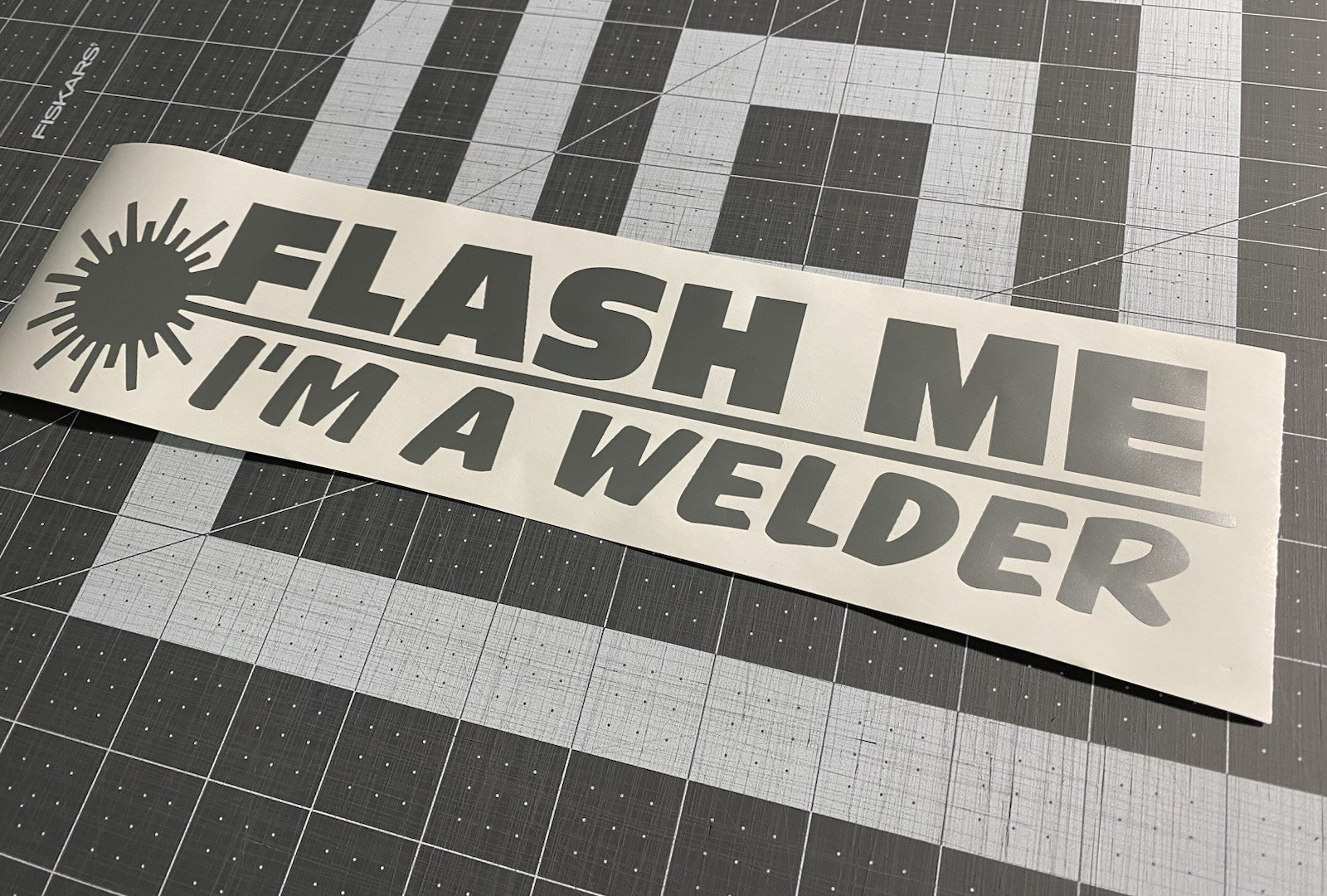 Vinyl Decal for Window – Flash Me, I'm A Welder