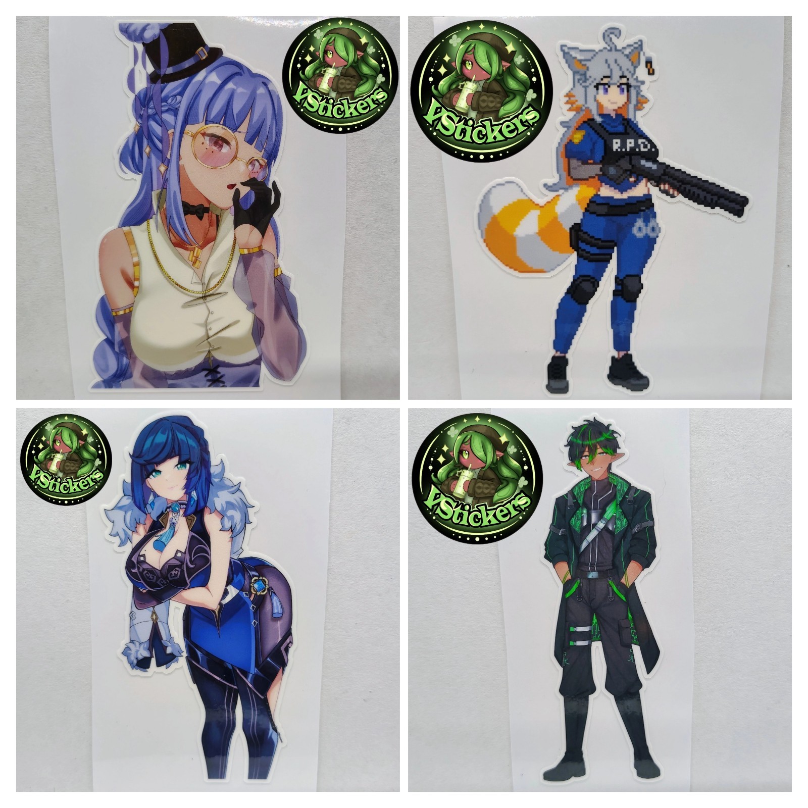 Custom Art Commission Sticker! Water-Resistant Vinyl Sticker!