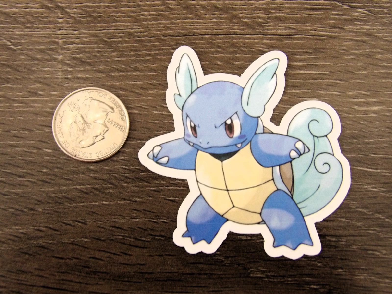Gen 3 Squirtle, Wartortle, & Blastoise Stickers – Lot of 3 – Original Artwork