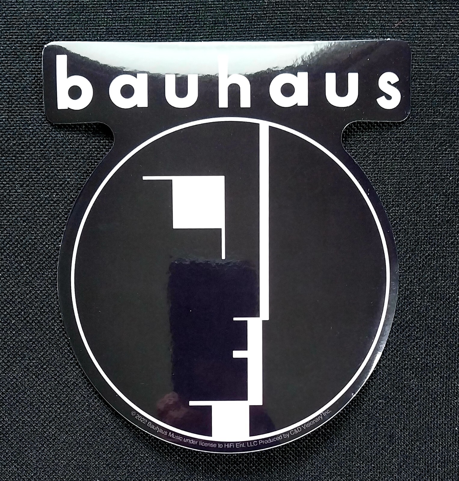 Licensed ~ Bauhaus ~ New Wave Goth Rock Band Album Large Sticker Decal