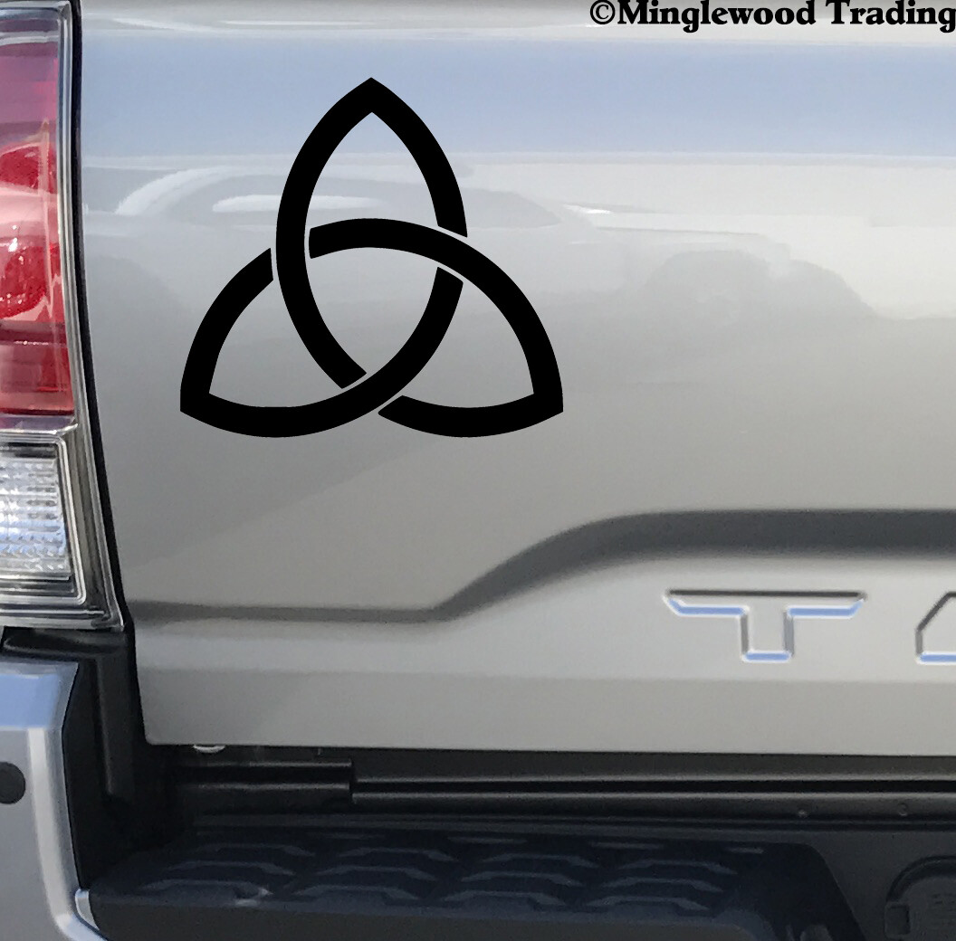 Triquetra Vinyl Decal | Celtic Triqueta Trinity Knot Wiccan Christian | Sticker