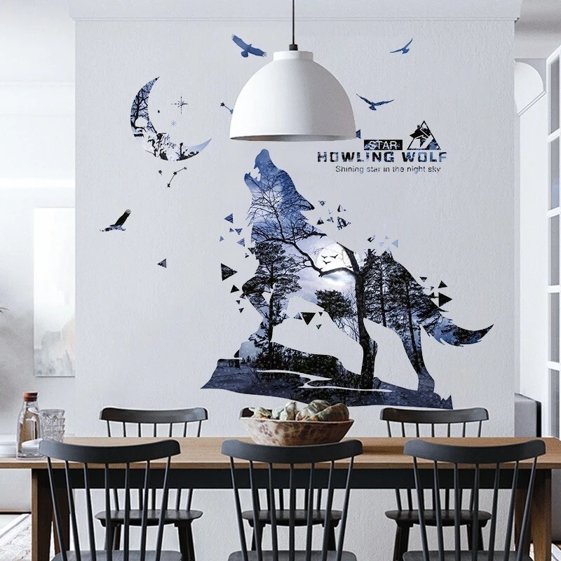 Wall Stickers Animal Birds Tree Decal Vinyl Mural Arts Kids Bedroom Home Decor