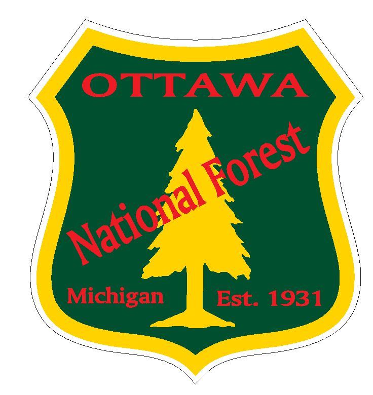 Ottawa National Forest Sticker R3286 Michigan YOU CHOOSE SIZE