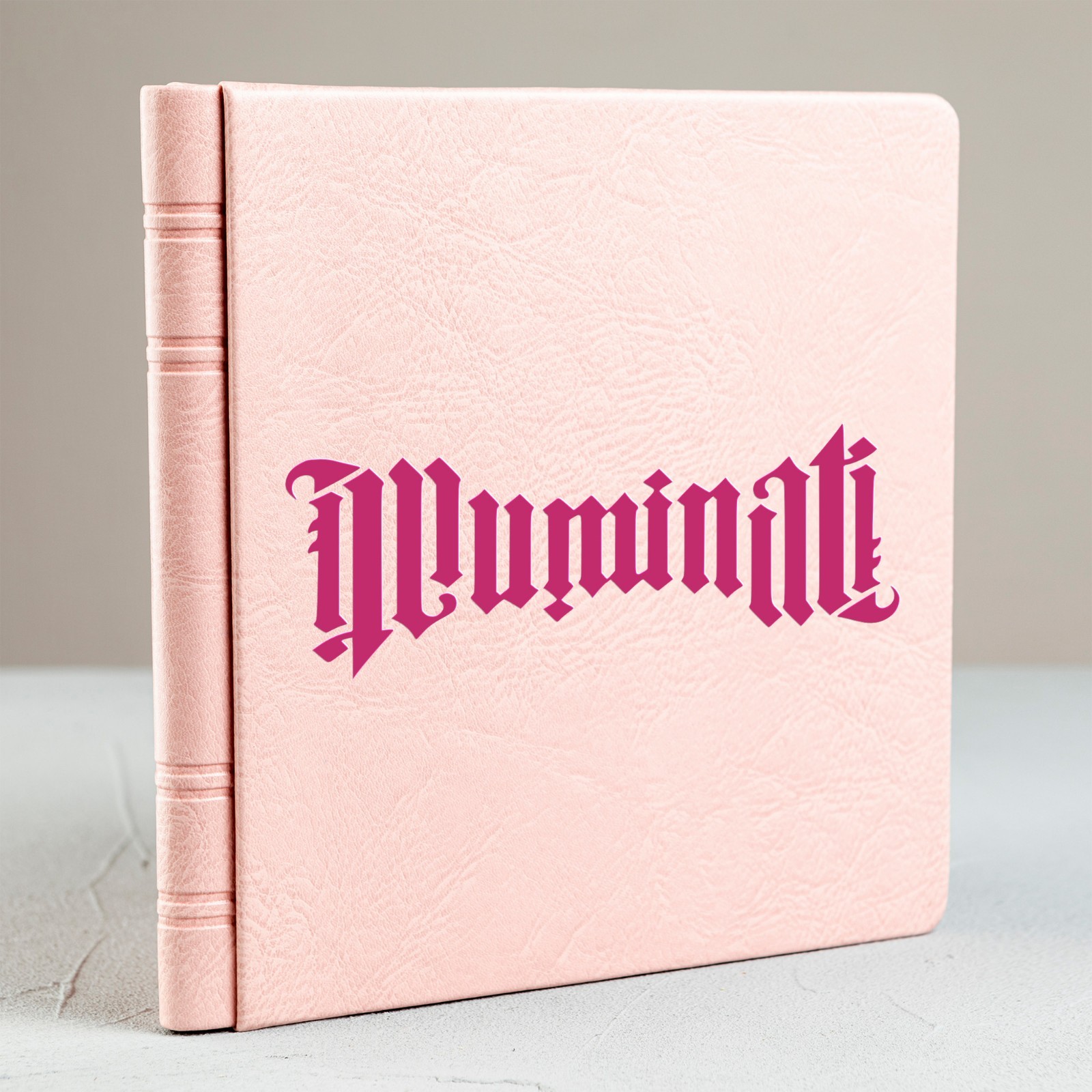 Illuminati Ambigram Vinyl Decal – Symmetrical Script Sticker Esoteric Symbol Art