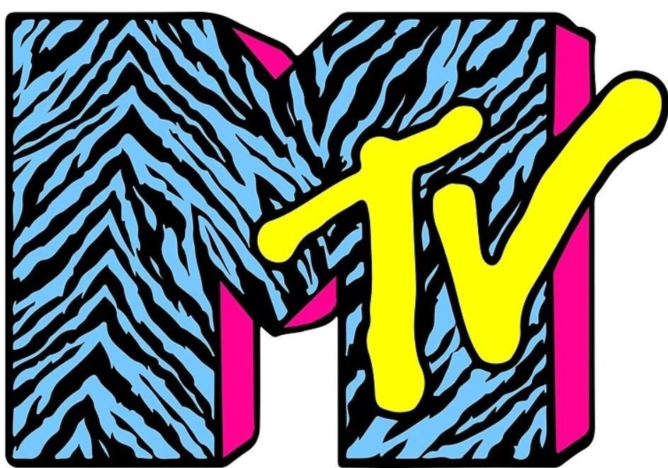 MTV Logo ~ Vinyl Sticker ~ 80s 90s ~ Music Television ~ TRL ~ Retro
