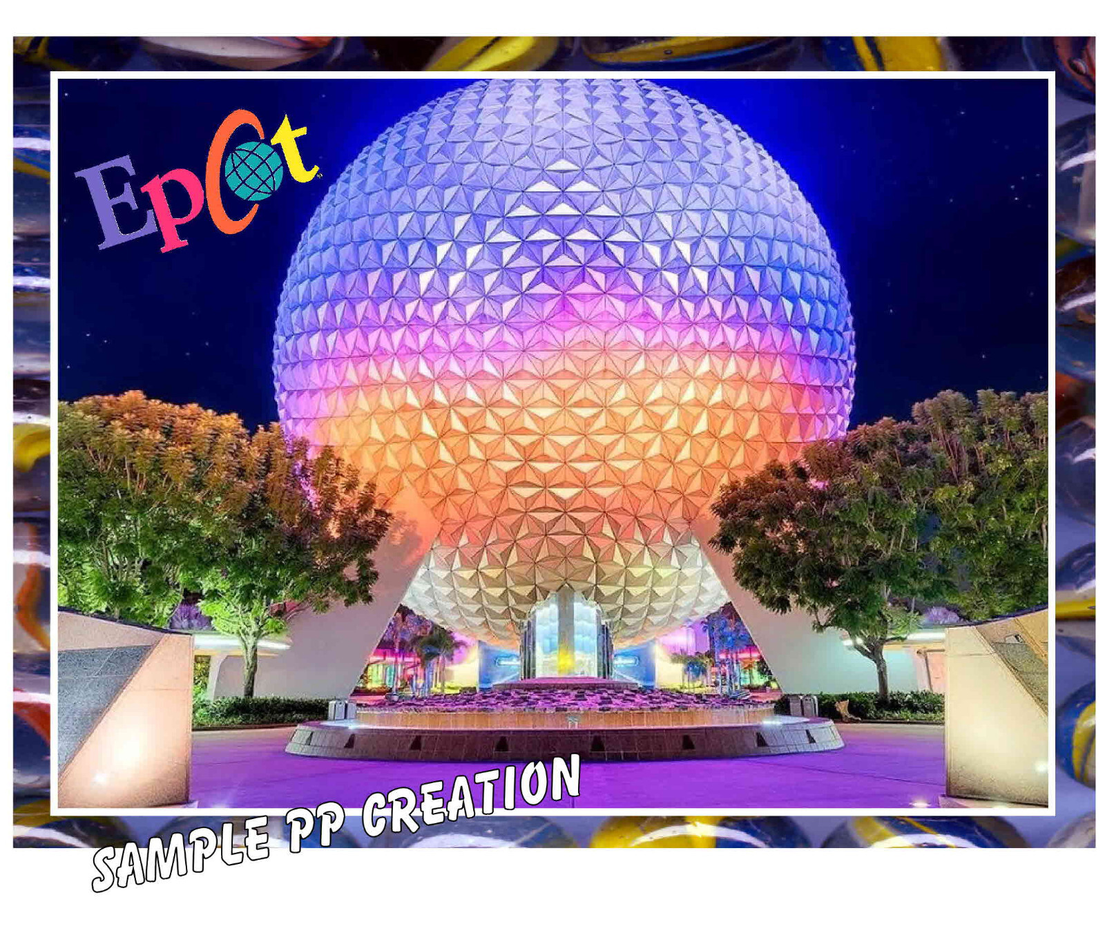DISNEY WORLD EPCOT photo fridge MAGNET 4 X 3 inches TRAVEL