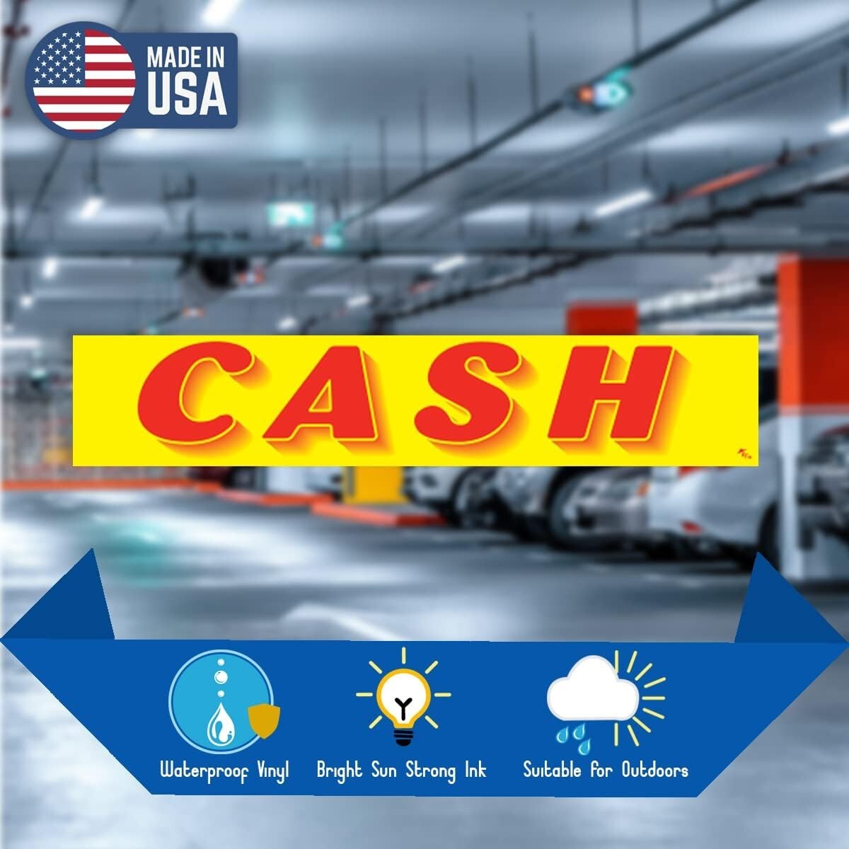 Vinyl Number and Cash Slogans Decals Car Lot Windshield Pricing Stickers