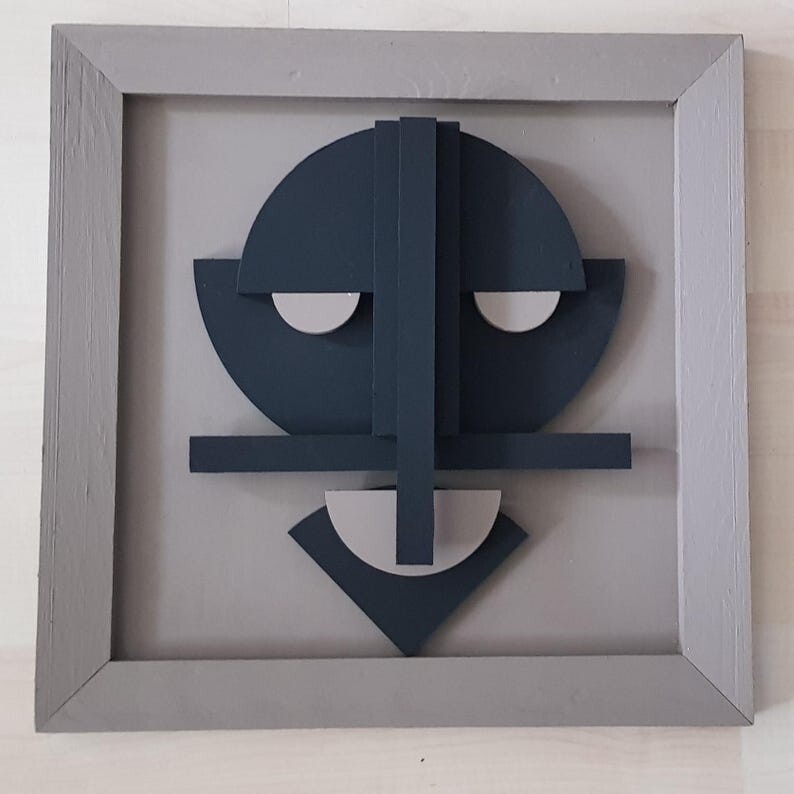 Geometric wooden wall art.3d wall art, Wooden triangles, house design