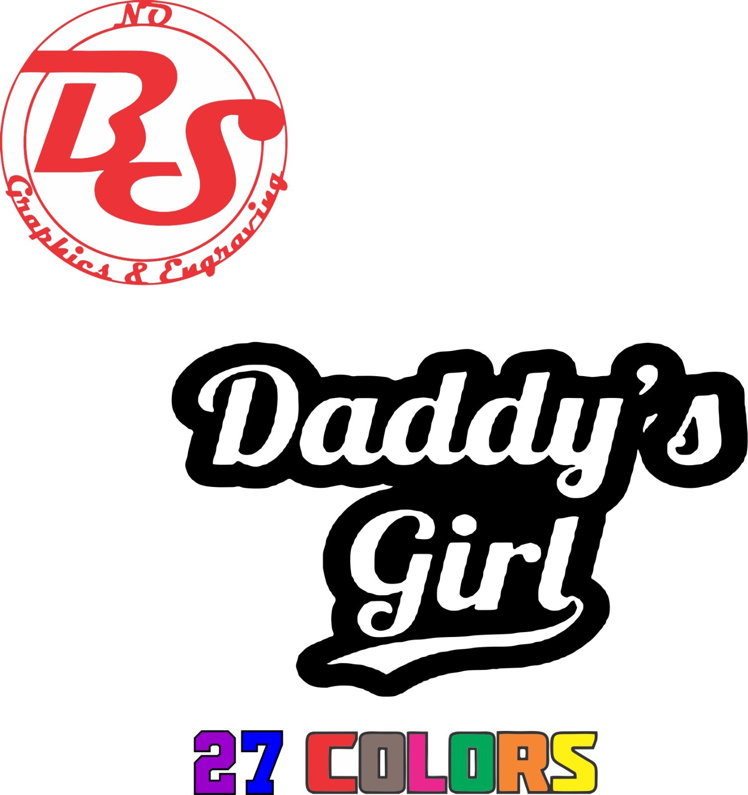 6" Daddy's Girl Money Decal Offensive Funny Rude Humor Adult Joke JDM Meme noBS