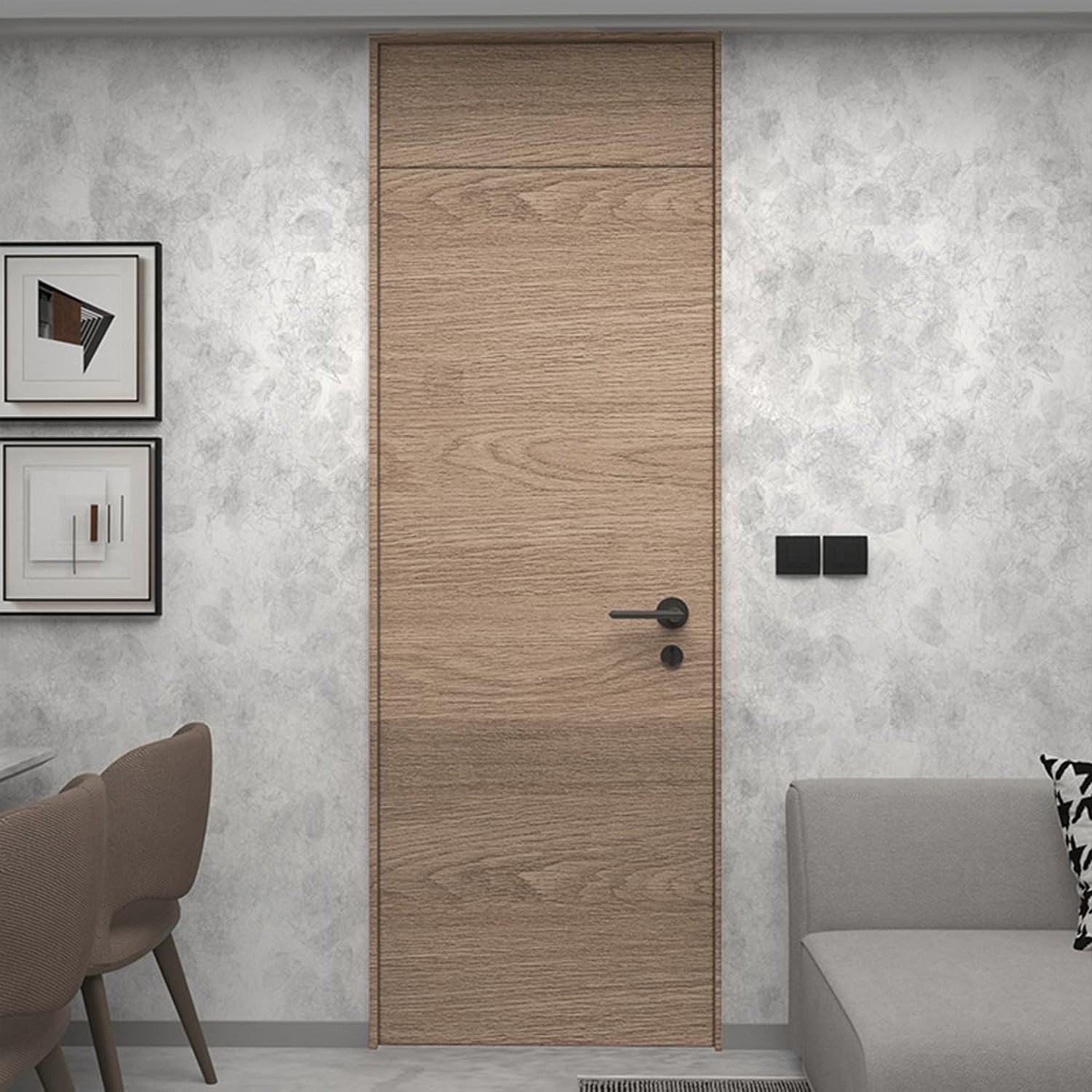 Brown Oak Wood Grain Contact Paper 15.74"x78.74" Faux Wood Wallpaper Peel and…