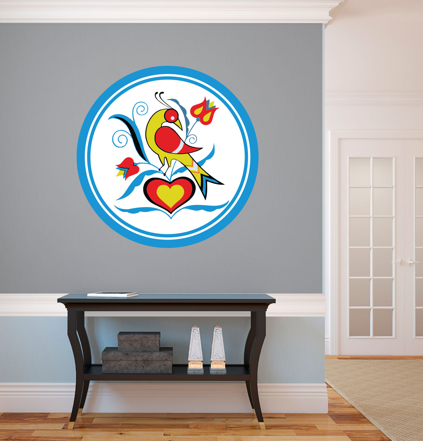 Pennsylvania Dutch Hex Sign – Design 10 – Wall Decal – Indoor or Outdoor Use
