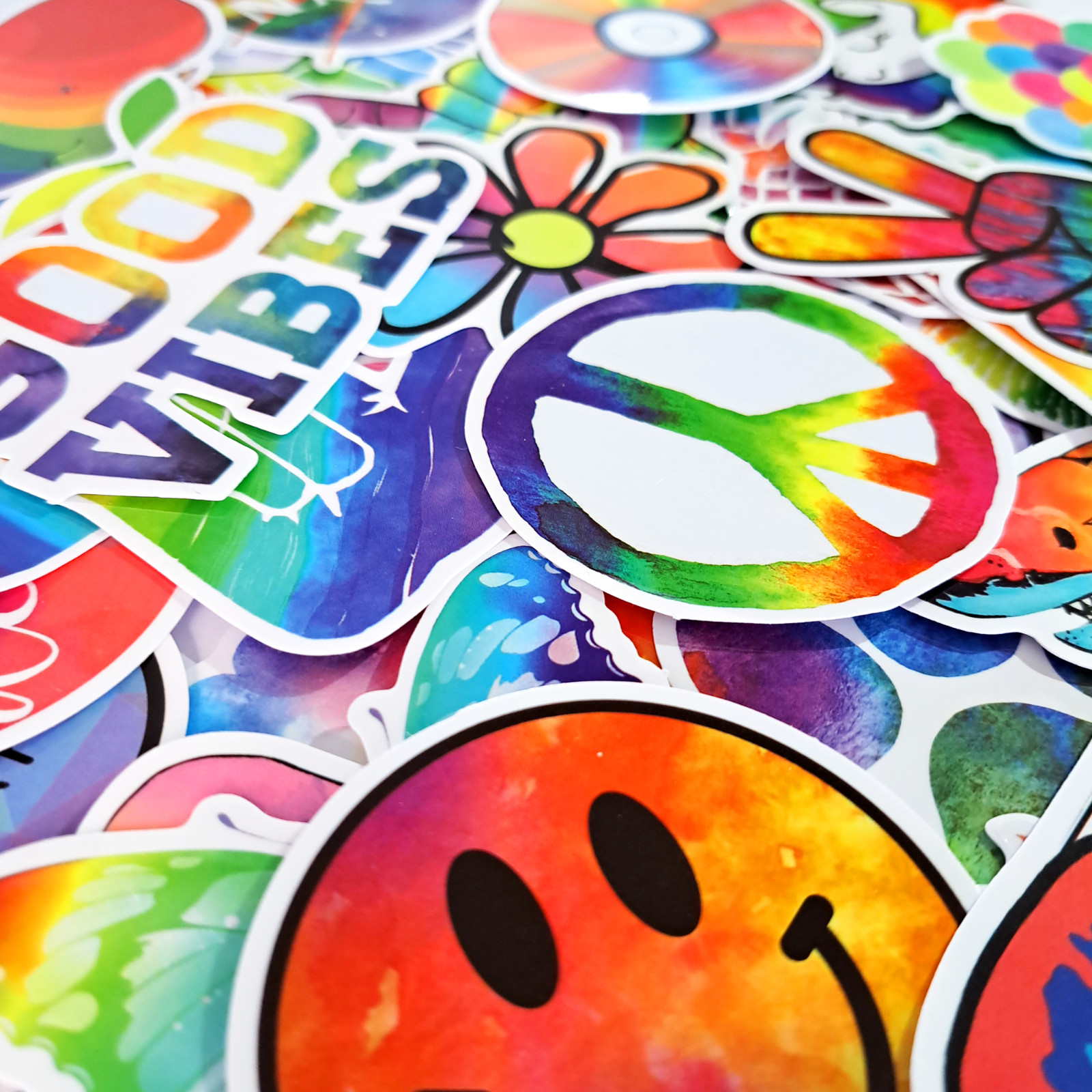 50 PCS Pride Month Sticker Pack Rainbow LGBT Queer Inclusive Stickers Gifts