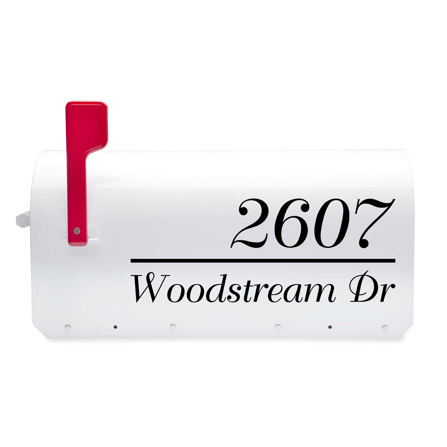 3-pack Mailbox Numbers and Address Vinyl Decals – Street Home – Die Cut Duchess