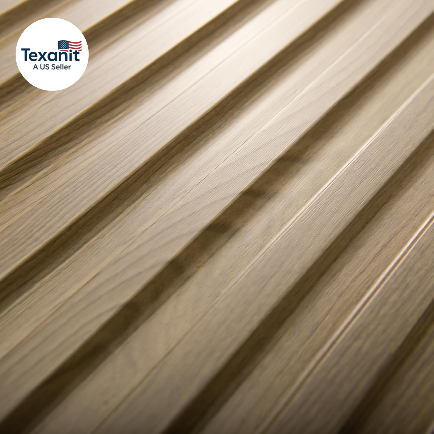 6-Pack Slat Design 3D Wall Panels for Interior Wall Decor, 2X4 FT PVC Decorative