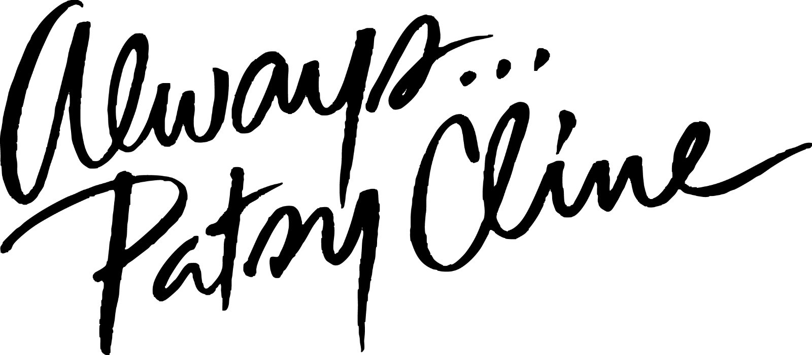 Always Patsy Cline VINYL DECAL country music, western, female singer