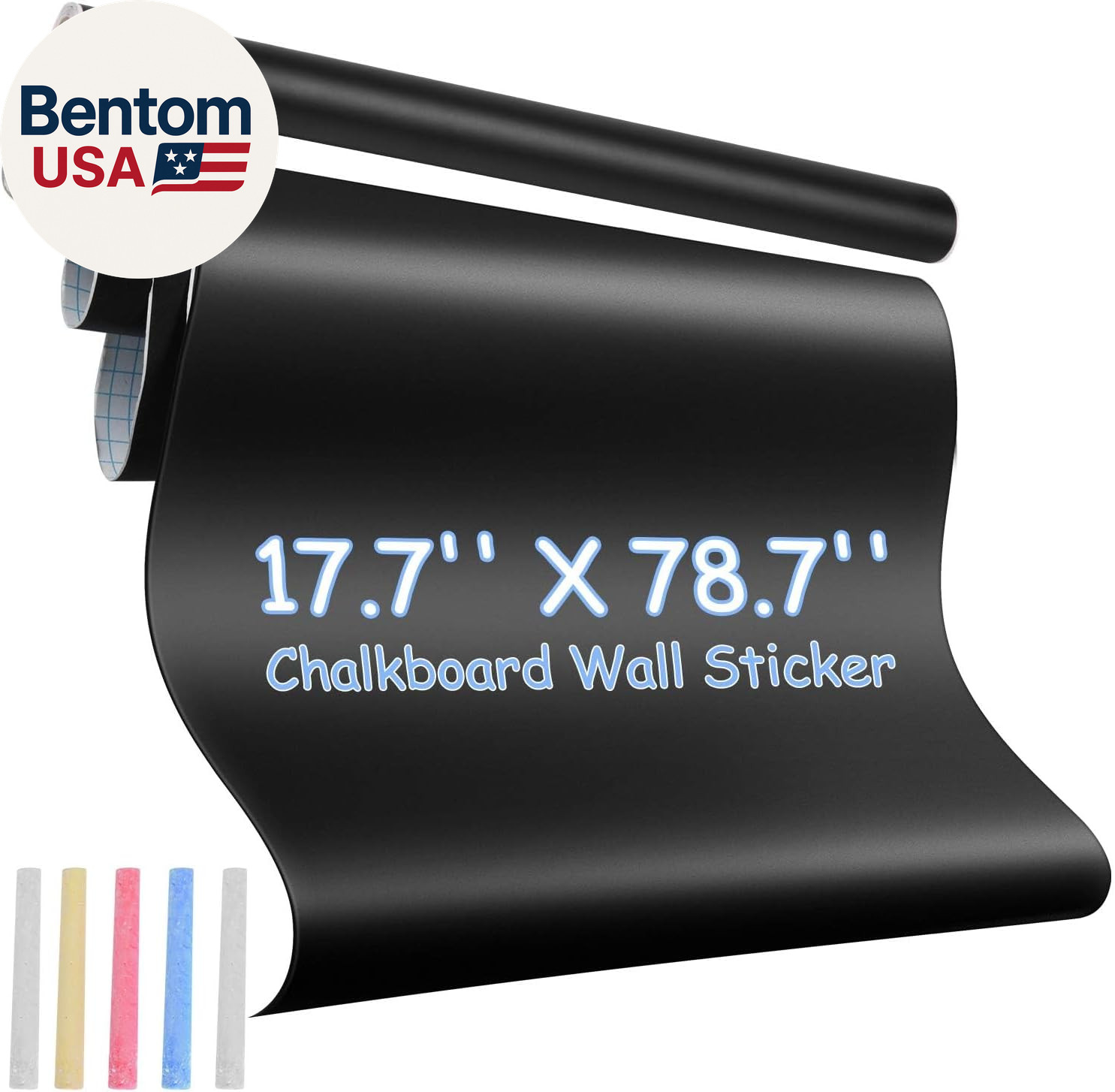 Chalkboard Wall Stickers Blackboard Wall Decals Self Adhesive Removable Reusable