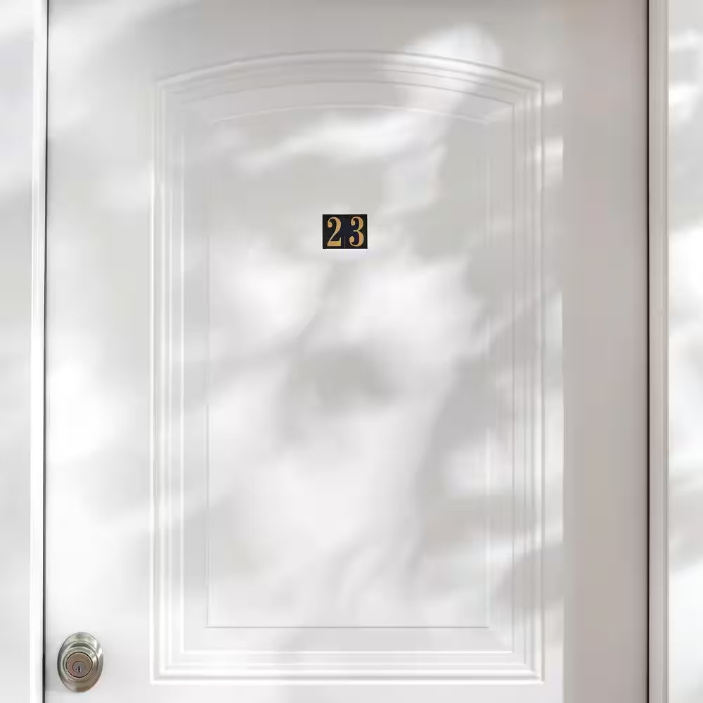 3 In. Adhesive Vinyl Letters and Numbers Mailbox Sticker Kit