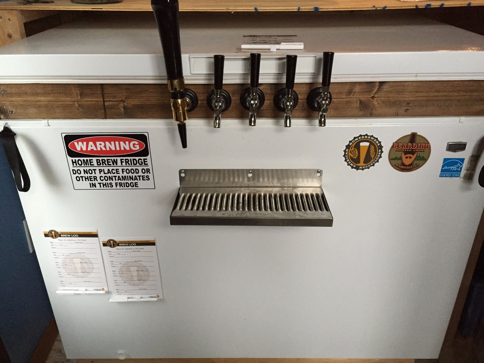 Home Brew Fridge Sticker 6"x8"