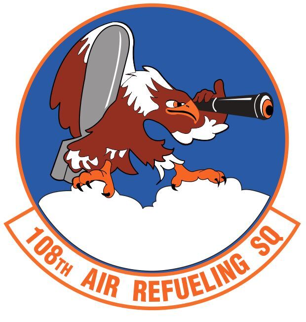 108th Air Refueling Squadron Sticker Decal Military Armed Forces M753
