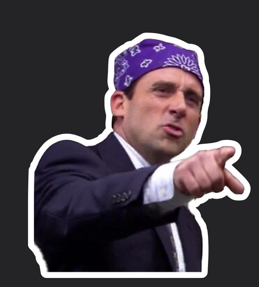 Sticker – The Office Prison Mike Michael Scott Morale Funny Military Army