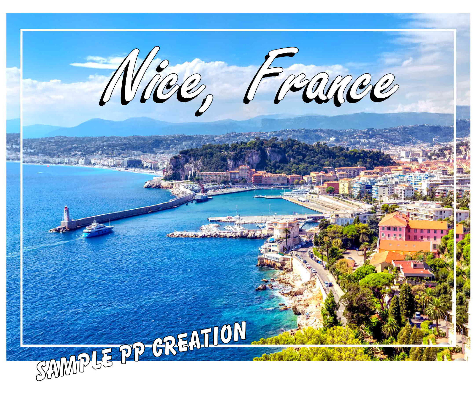 NICE, FRANCE PHOTO FRIDGE MAGNET 4 X 3 inches TRAVEL
