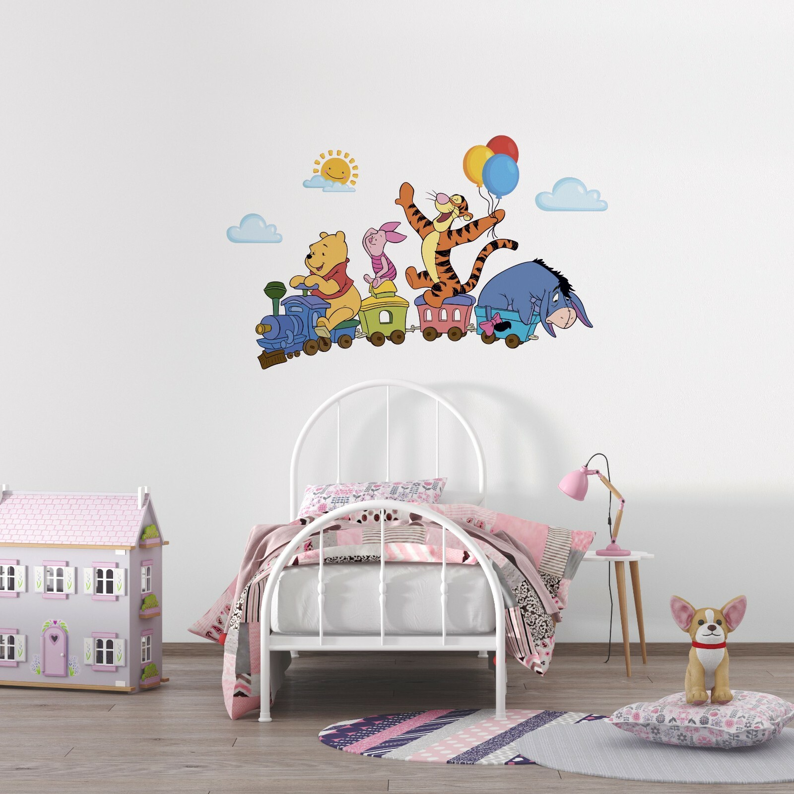 Vinyl Kids Bedroom Nursery Cartoon Characters Decor Winnie The Pooh Wall Decal