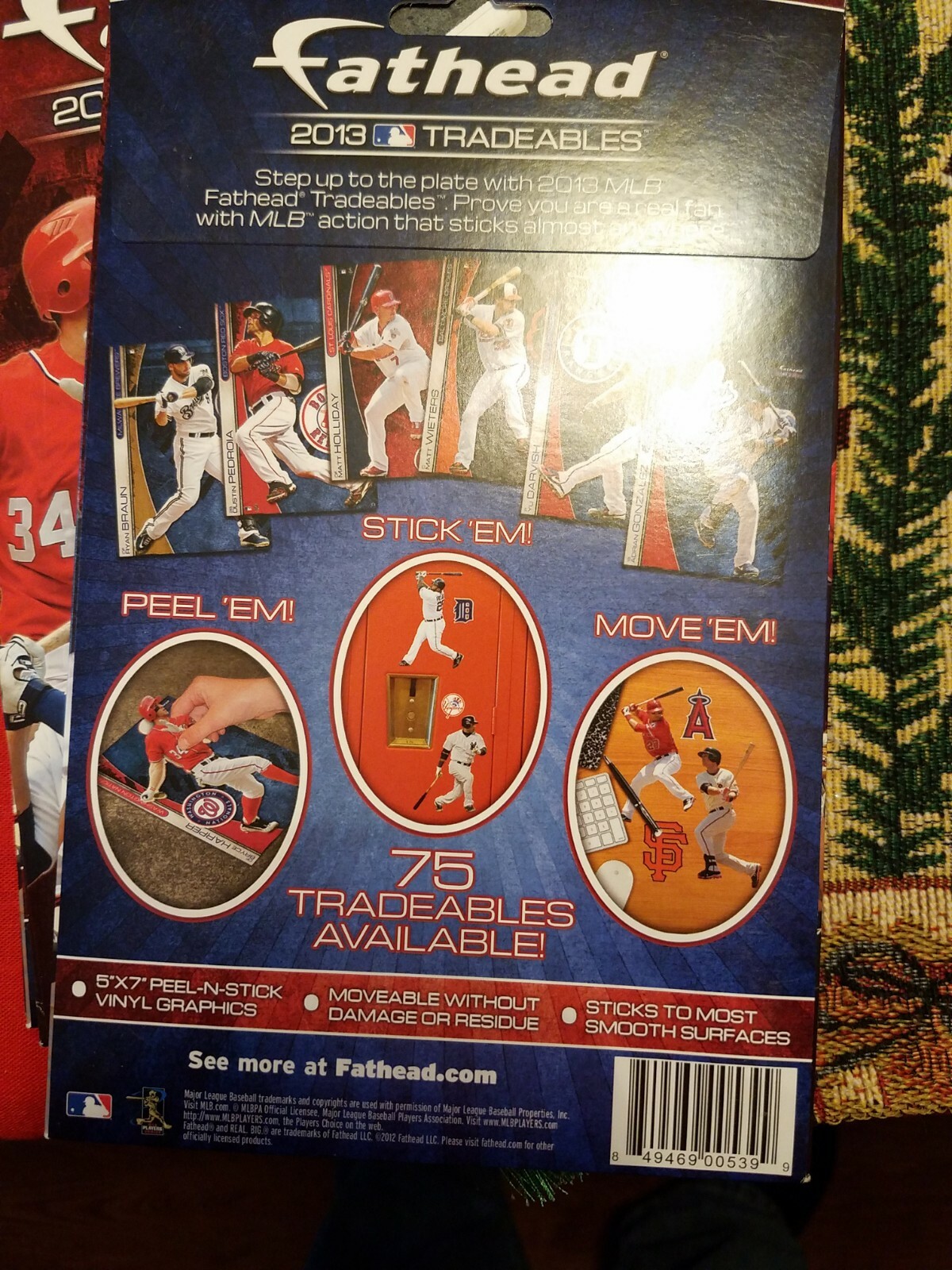 Fathead 2013 MLB Tradeable Pack (Includes 5 Random Tradeable)