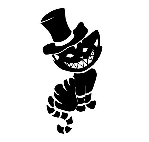 Alice in Wonderland Cheshire Cat Vinyl Decal