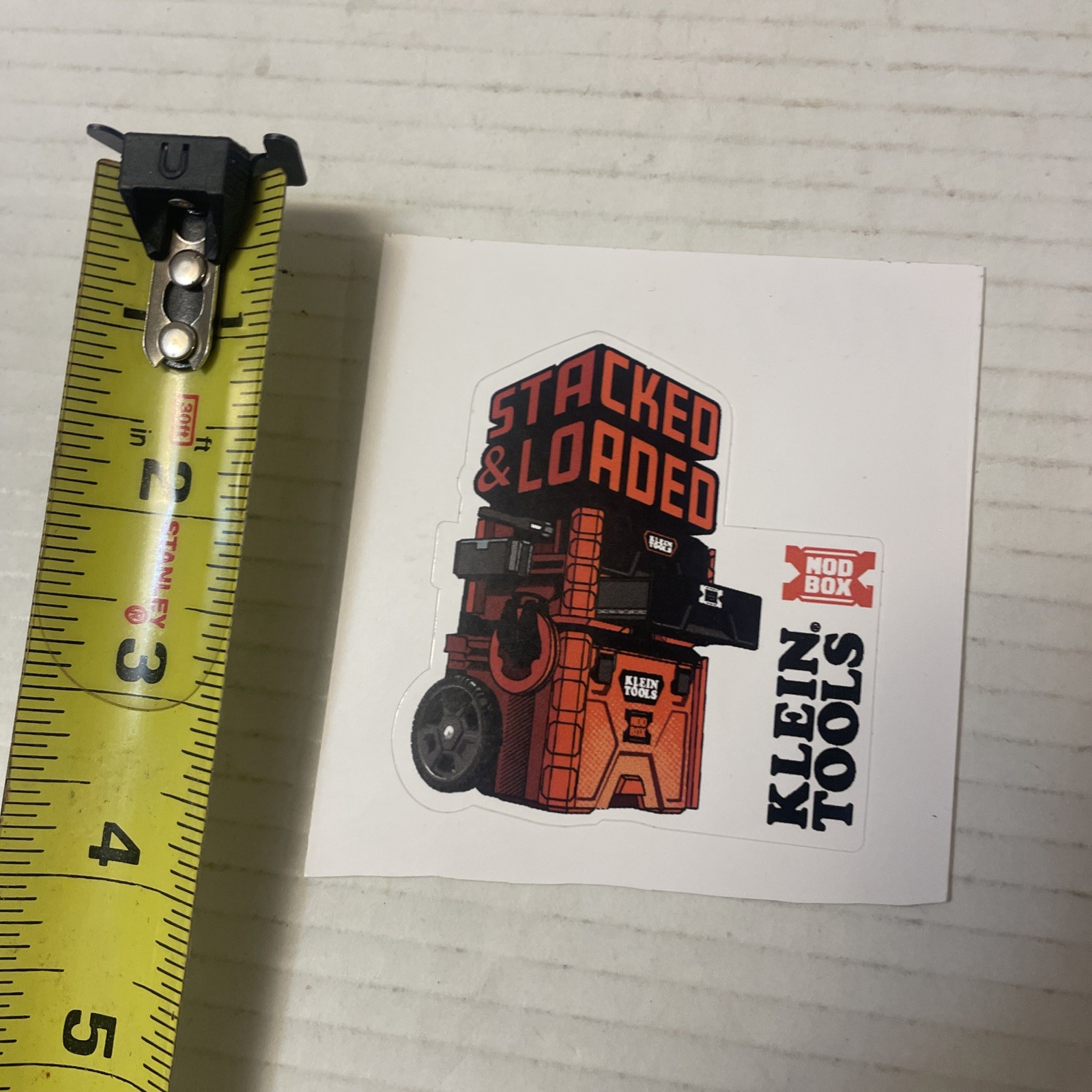 Klein Tools Tradesman Club Exclusive Giveaway Sticker May 2024 Mod Box