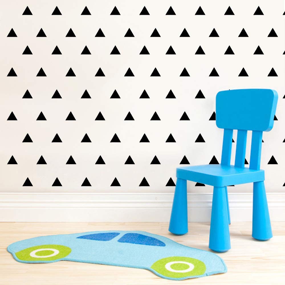 245 Triangle Shape Wall Decal Vinyl Stickers, Removable Lovely Triangle Pictu…