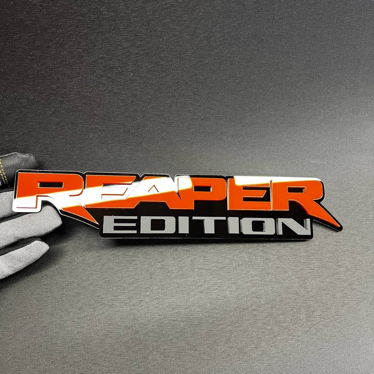 1PC REAPER EDITION Custom 3D Text Car Badge Fender Emblem Tailgate Toolbox Decal