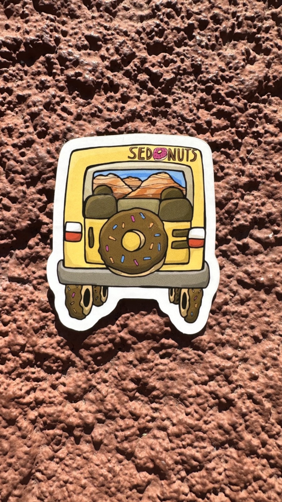 Exclusive Sedonuts and Coffee Stickers SEDONA ARIZONA