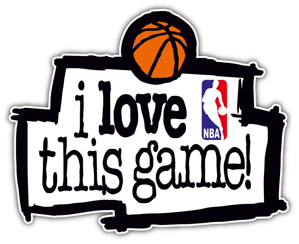 NBA I Love This Game Basketball Sport Car Bumper Sticker Decal "SIZES"
